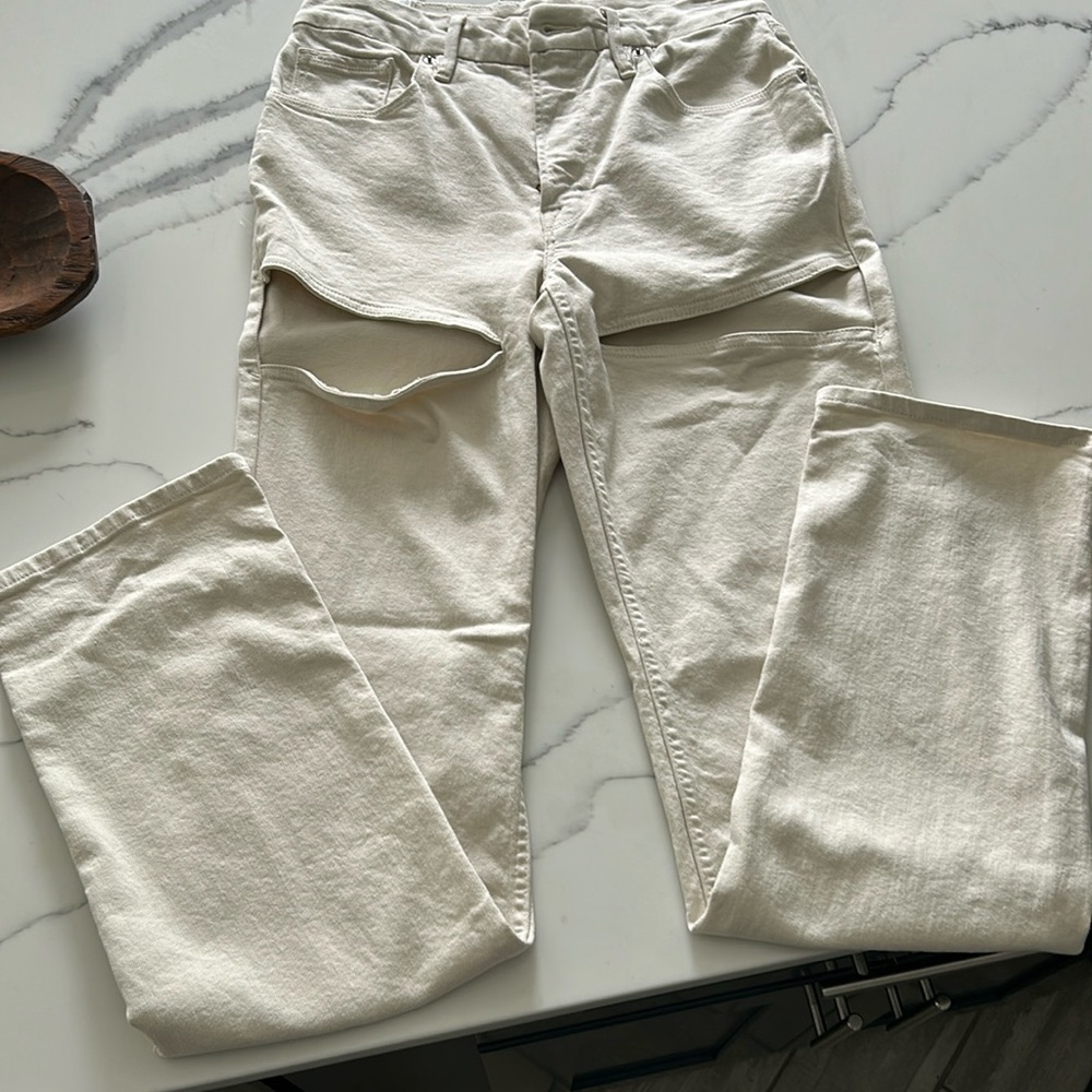 Good American Icon Cutout Pant size 6